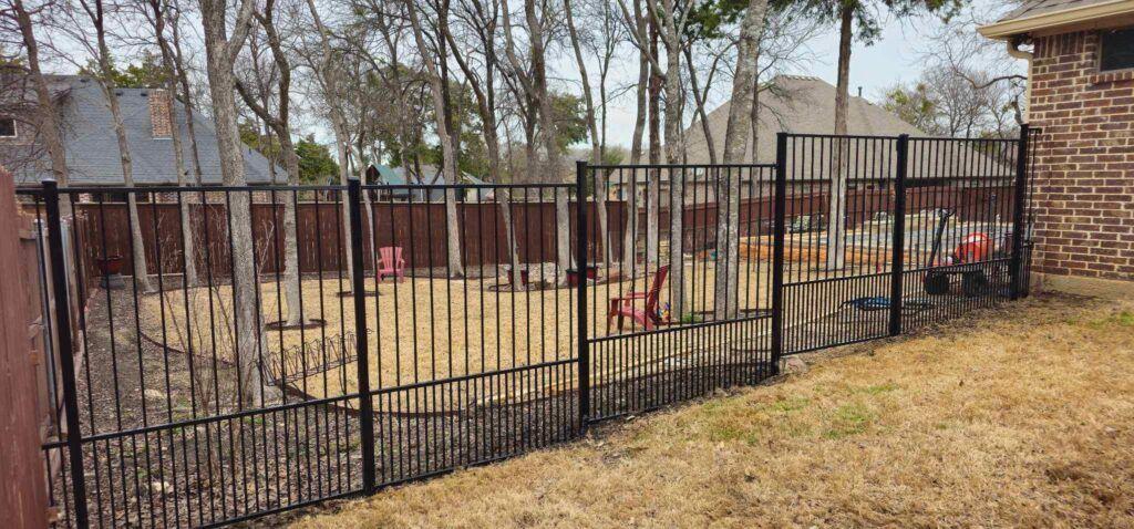 6' puppy panel iron fencing